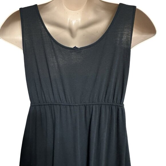 FADED GLORY Embellished Black Knit‎ Maxi Dress Size XXL (20) Sleeveless Summer - Picture 6 of 13